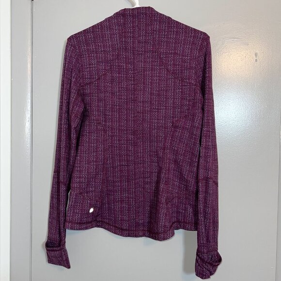 Lululemon Women's  Forme Jacket *Cuffins Ziggy Wee September Plum - Picture 7 of 9